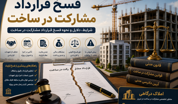 فسخ قرارداد مشارکت در ساخت